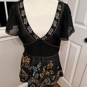 Lithe Anthropologie top